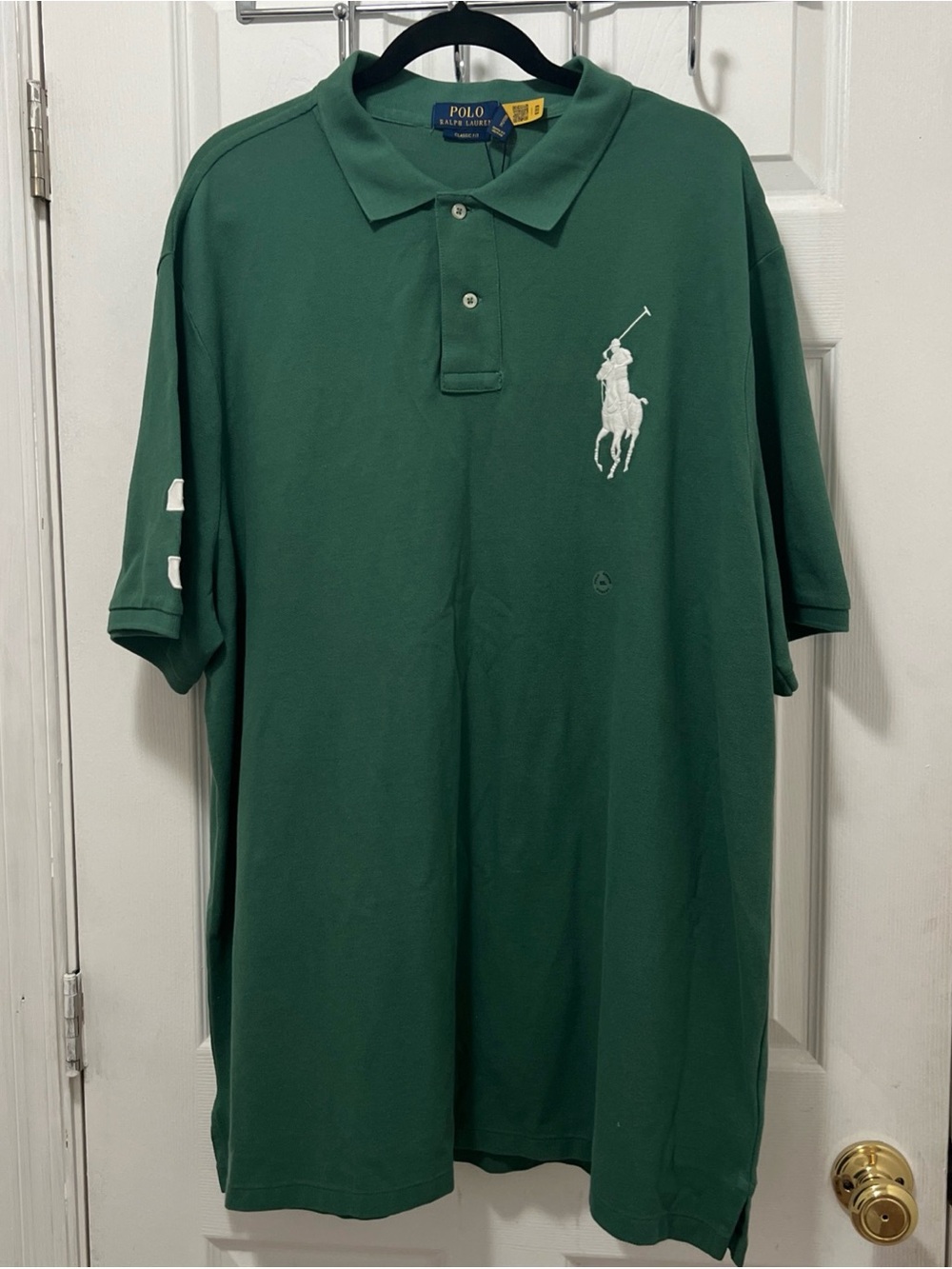 NEW Polo Ralph Lauren #3 Big Pony XXL Classic Fit Grass Green Polo Shirt